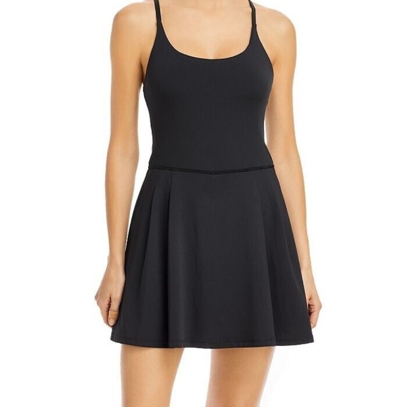 AQUA Athletic Racerback Flared Active Dress XS - Picture 1 of 5